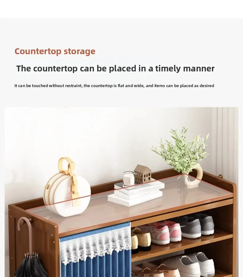 Household shoe cabinet, shoe storage rack, simple shelf, large-capacity shoe rack.