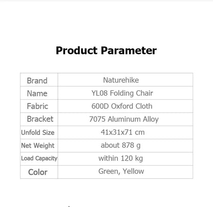 Naturehike Camping Chair Ultralight Portable Folding Chair Travel Backpacking Relax Chair Picnic Beach Outdoor Fishing Chair