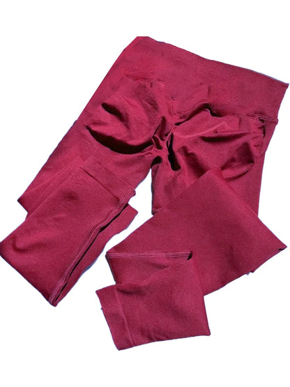 Gym Leggings Women Clothes Scrunch Butt Seamless Leggings High Waist Yoga Pants Workout Gym Leggings Fitness Booty Sports Tights