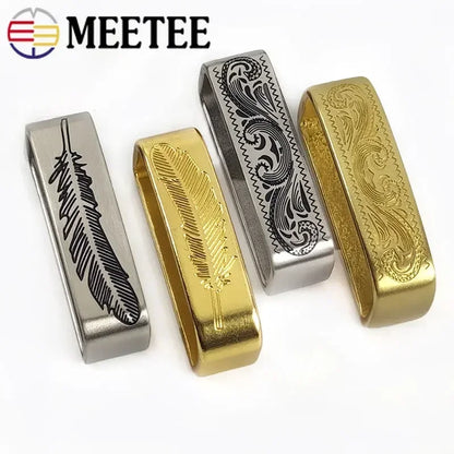35-40mm Metal Pure Copper Belts Loops Hook Solid Brass O D Ring Belt Buckle for Men's Clothing Craft DIY Hardware Accessories