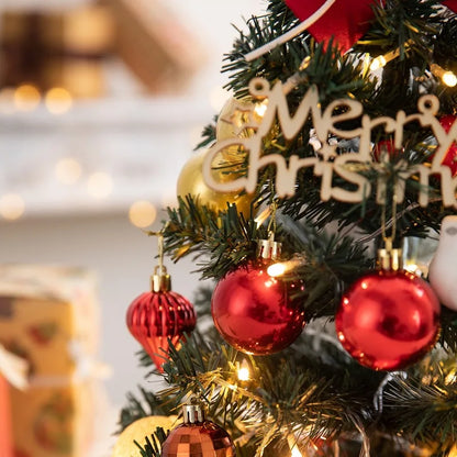 Christmas Decoration 45/60cm Christmas Tree Desktop Small Tree Ornaments New Year Navidad Gift Christmas Festival Party Supplies