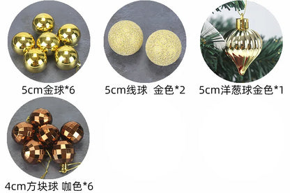 Christmas Decoration 45/60cm Christmas Tree Desktop Small Tree Ornaments New Year Navidad Gift Christmas Festival Party Supplies