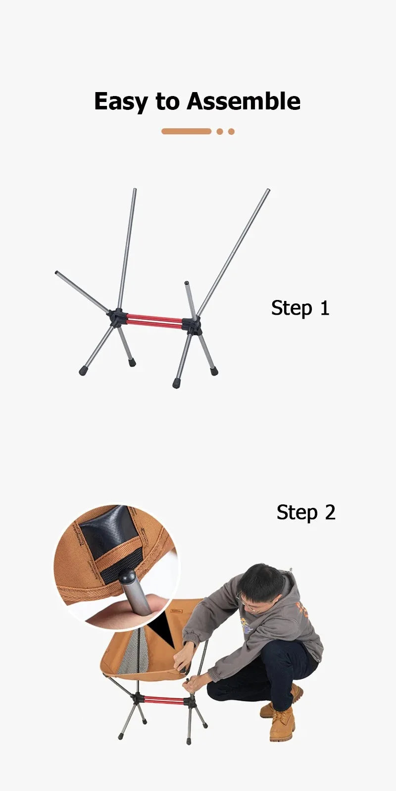 Naturehike Camping Chair Ultralight Portable Folding Chair Travel Backpacking Relax Chair Picnic Beach Outdoor Fishing Chair