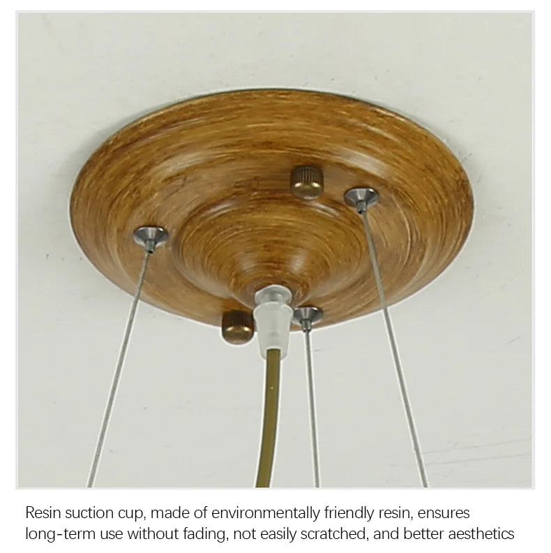 Tree Branch Chandelier Lustre Salon Design antique vintage lamp glass lampshade resin lamp for Living Room dining table light