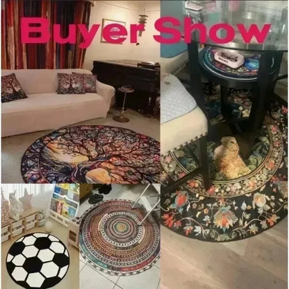 3D Rug Round Rug Big Crack Rug Deep Hole Rugs Illusion Rug Huge Crack Rug Optical Illusion Rug Water Rug 3D Look Crack Rugs