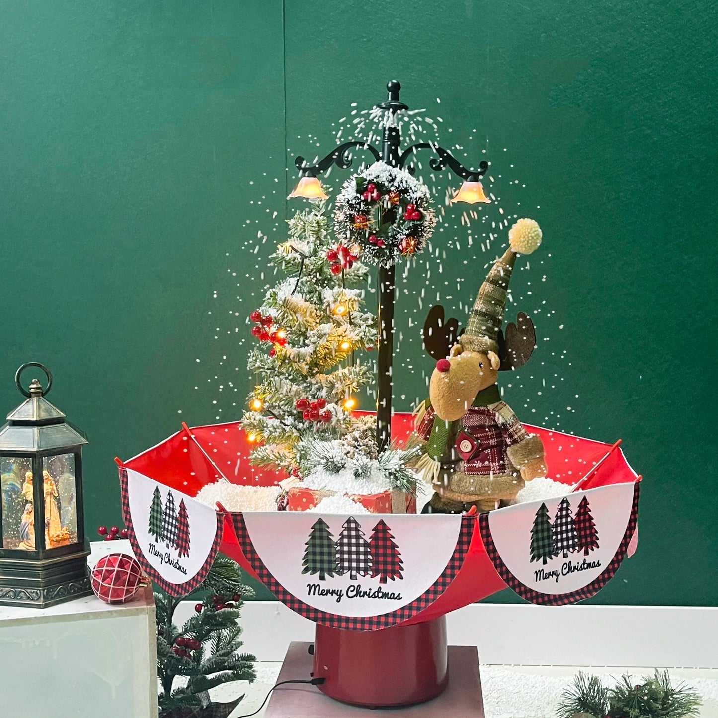 Christmas Tree Party Home Christmas Decoration 75cm 125cm 170cm Snow Christmas Tree with Decoration