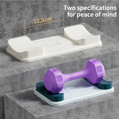 Stable Home Dumbbell Support Rack Multi-Functional Universal Plastic Dumbbell Rack Anti-Slip Durable Organize Fitness Equipment