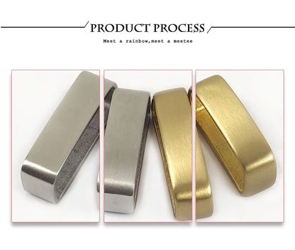 35-40mm Metal Pure Copper Belts Loops Hook Solid Brass O D Ring Belt Buckle for Men's Clothing Craft DIY Hardware Accessories