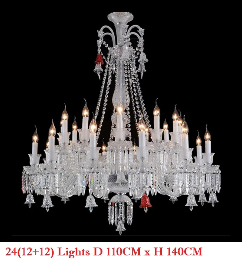 Living Room Chandelier Large Hotel Wedding Luxury Crystal Ceiling Lustre Led Crystal Pendant Light Hotel villa Palac Fixture