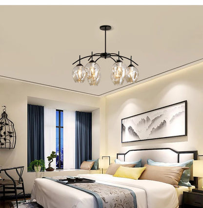 Nordic Chandelier For Foyer Dining room Bar Kitchen Island hanging chandelier Art Decor glass bubble chandelier