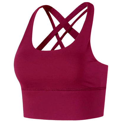 Gym Push Up Bra Women Sports Bra Back Closure High Impact Workout Sport Top Crop Fitness Wear For Yoga Gym Brassiere Sportswear
