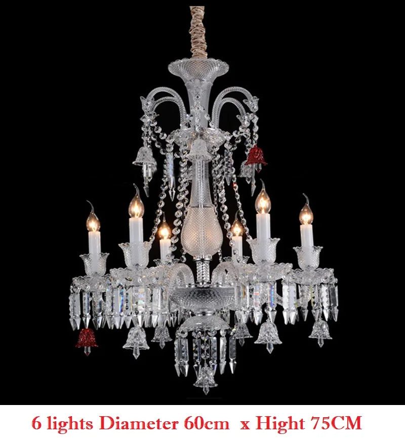 Living Room Chandelier Large Hotel Wedding Luxury Crystal Ceiling Lustre Led Crystal Pendant Light Hotel villa Palac Fixture