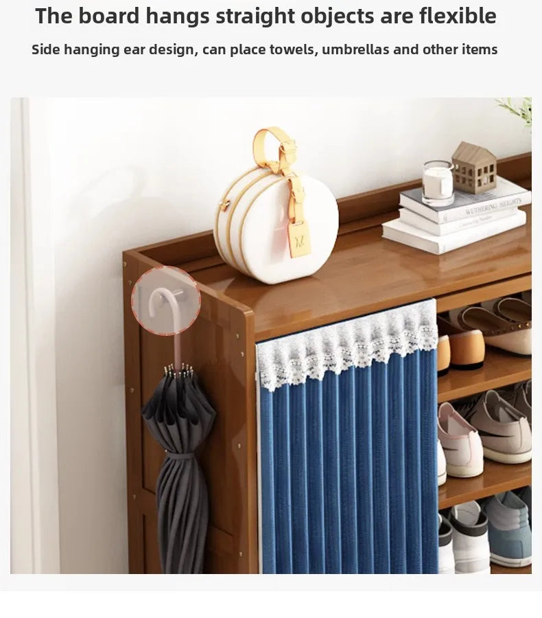 Household shoe cabinet, shoe storage rack, simple shelf, large-capacity shoe rack.