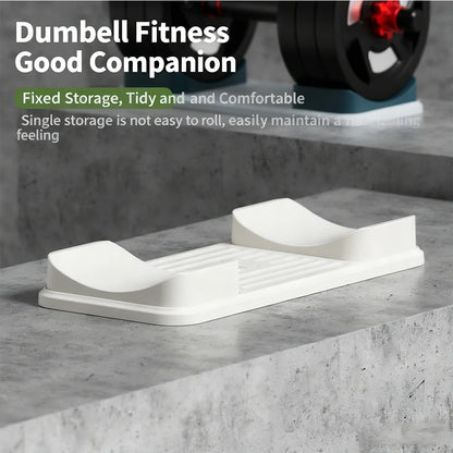 Stable Home Dumbbell Support Rack Multi-Functional Universal Plastic Dumbbell Rack Anti-Slip Durable Organize Fitness Equipment