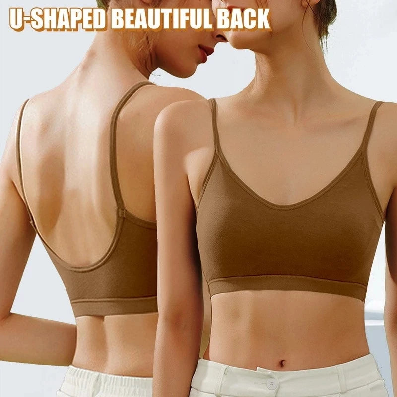 Beauty Back Sports Bra Tops Women Shockproof Bra Padded Gym Yoga Fitness Running Sport Brassiere Tops Crop Top Push Up Bras