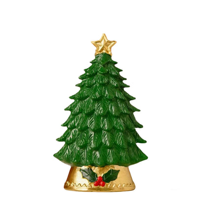 Christmas Decorations - Resin Christmas Tree Ornament Luminous Christmas Tree Ornaments LED Christmas Tree Sculptures