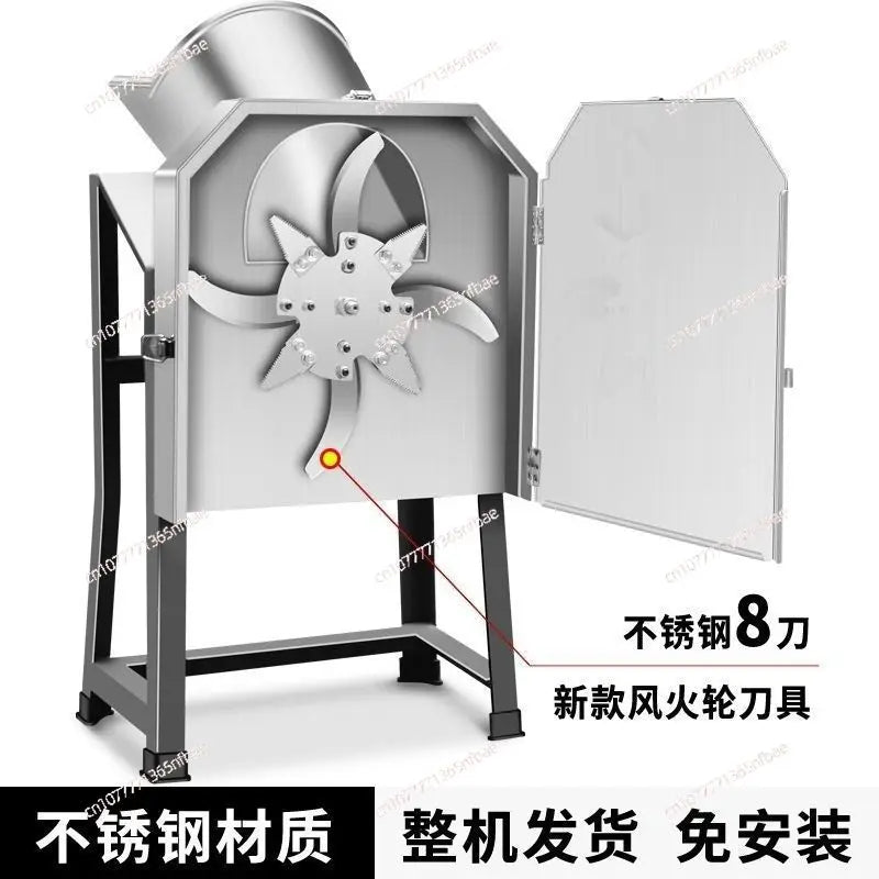Household Electric Forage Chopper, Small Feed Grinding Machine for Cattle, Sheep, Chicken & Pig Breeding, Efficient Hay Shredder