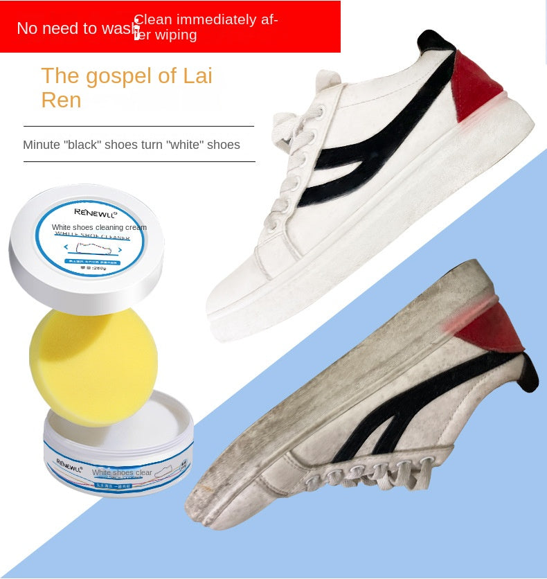 Household Cleaning  Anhydrous Cleaning Cream Small White Shoes Sneakers Canvas Shoes Shoes Cleaning Artifact