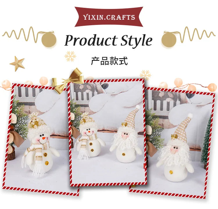 Christmas dwarf dolls Santa snowman dolls Christmas decoration products Christmas gift ornaments