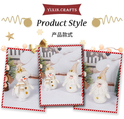 Christmas dwarf dolls Santa snowman dolls Christmas decoration products Christmas gift ornaments