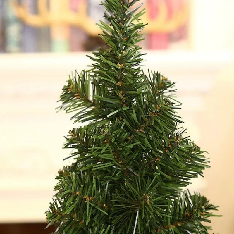 20cm/30cm Mini Green Christmas Tree DIY Decorative Tree Home Decoration Desktop Accessories Tools Christmas Home Party Decor