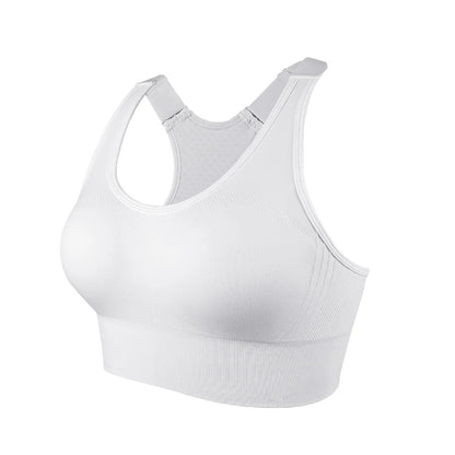 Sports Bras for Women Hollow Out Breathable Seamless Stretchy Beautiful Back Yoga Bra with Removable Cups Gym Sportswear