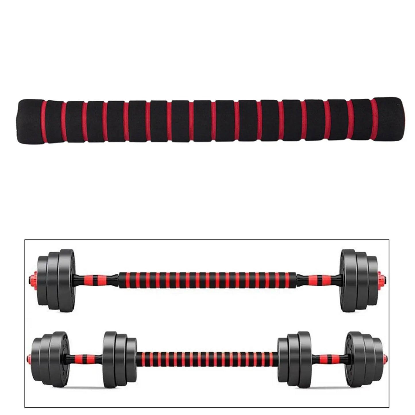 Dumbbell Bar Dumbbell Connector Dumbbell Connecting Equipment Weight Lifting Accessories for Men 2.6cm
