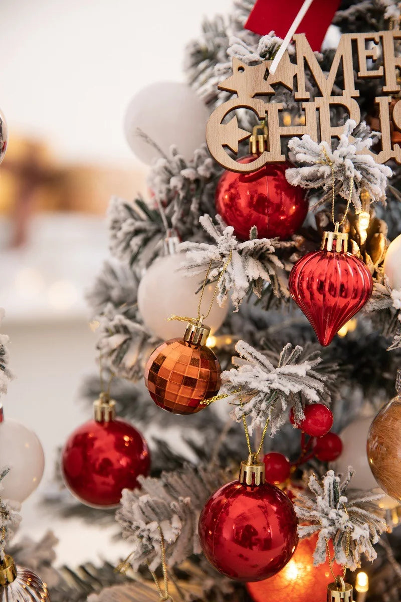 Christmas Decoration 45/60cm Christmas Tree Desktop Small Tree Ornaments New Year Navidad Gift Christmas Festival Party Supplies