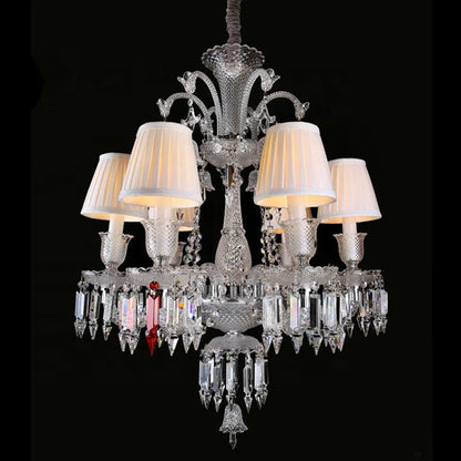 Living Room Chandelier Large Hotel Wedding Luxury Crystal Ceiling Lustre Led Crystal Pendant Light Hotel villa Palac Fixture