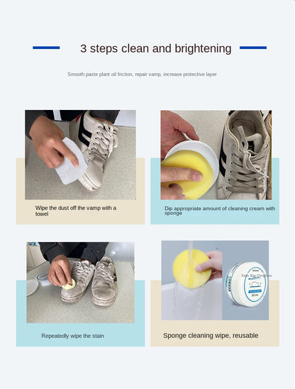 Household Cleaning  Anhydrous Cleaning Cream Small White Shoes Sneakers Canvas Shoes Shoes Cleaning Artifact