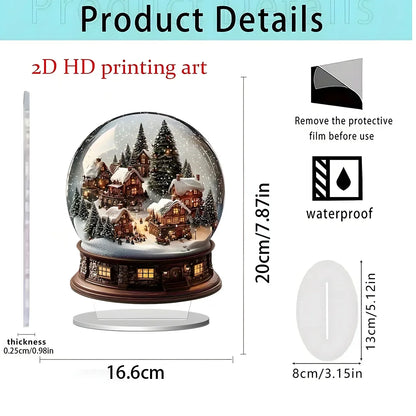 Christmas series of gifts Home desktop decoration 2D acrylic handicraft ornament