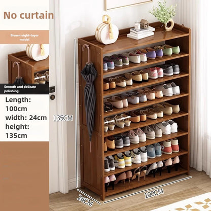 Household shoe cabinet, shoe storage rack, simple shelf, large-capacity shoe rack.