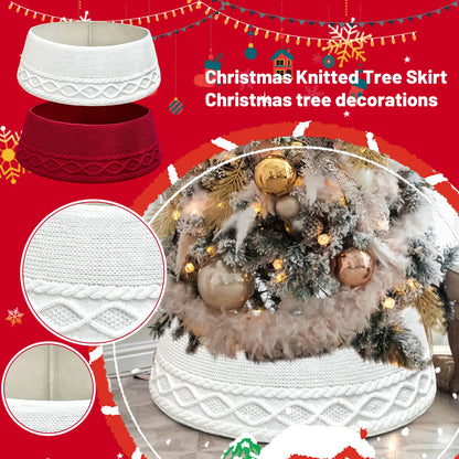Christmas Exquisite Tree Skirt Family Holiday Atmosphere Decoration Supplies Bring Warm Lovely Ambiance To Festival Party