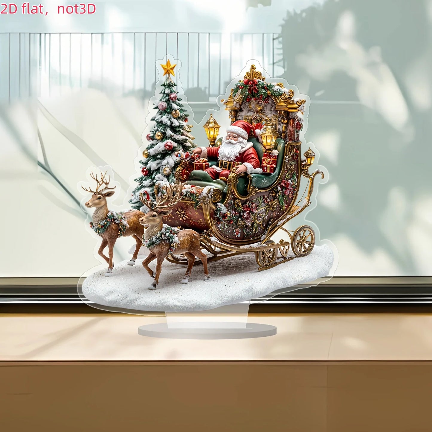 Christmas series of gifts Home desktop decoration 2D acrylic handicraft ornament