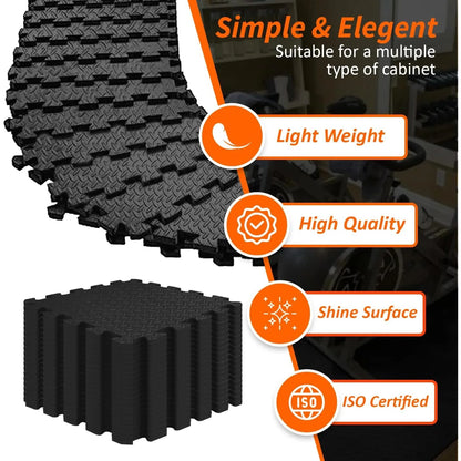 8/16/20-Piece Anti-slip and Shock-absorbing Fitness Mat Made of EVA Eco-friendly Material BPA-free Yoga Mat Suitable for Gyms