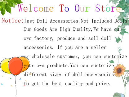 Christmas Doll Clothes Suit For American 18 Inch Girl Doll Cute Outfit Dress Seet For 43Cm Baby New Born&Our generation Doll Toy