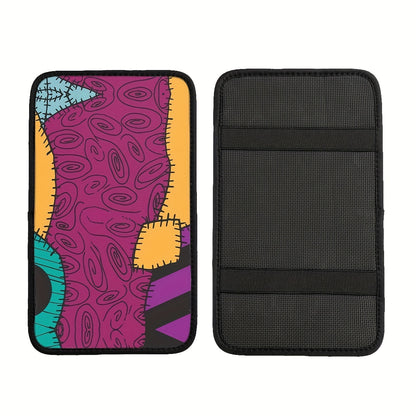 6-Piece Complete Car Decoration Kit - Soft Polyester Steering Wheel Cover, Center Console Pad, Cup Holder Coasters, and More - No Filler, Durable, and Easy to Clean Nightmare Before Christmas Accessories